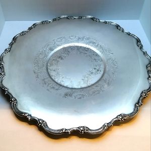 Sterling Silver Sheffield Reproduction Plate
